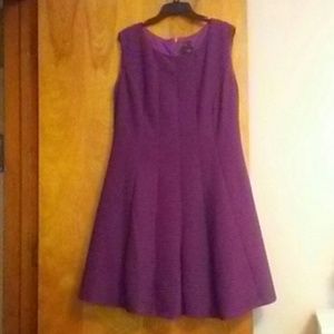 Gabby Skye Purple Sleeveless Dress